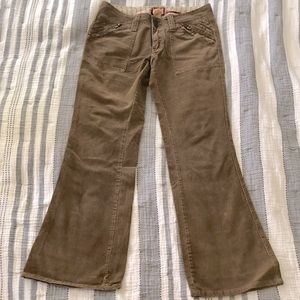 Hollister Brown Corduroy Pants. Size 7.